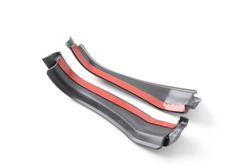 Guardabarros delanteros negros para llantas de 20" OEM 82162302409 para BMW X5 F15 (sin paquete M ni aerodinámico). Protegen contra barro y grava. Original BMW.