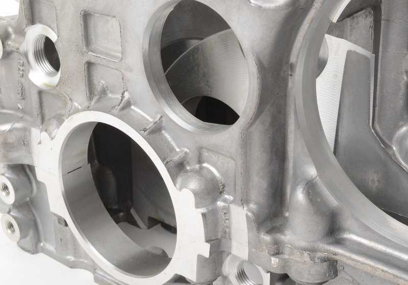 Bloque motor con pistones OEM 11112295991 para BMW E82, E88, F20 {135i, M135i} con motor N55. Compatible con cambio manual y automático. Original BMW.