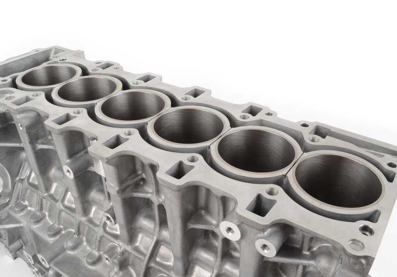 Bloque motor con pistones OEM 11112295991 para BMW E82, E88, F20 {135i, M135i} con motor N55. Compatible con cambio manual y automático. Original BMW.