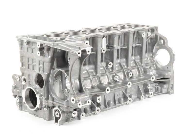 Bloque motor con pistones OEM 11112295991 para BMW E82, E88, F20 {135i, M135i} con motor N55. Compatible con cambio manual y automático. Original BMW.