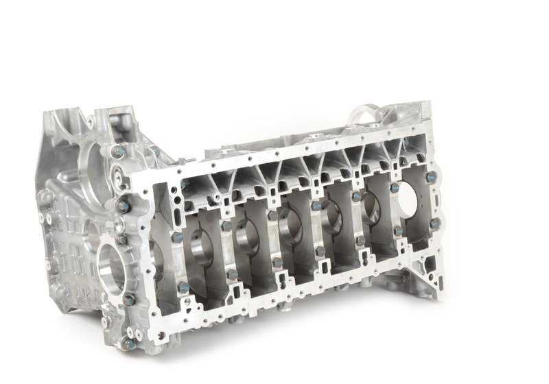 Bloque motor con pistones OEM 11112295991 para BMW E82, E88, F20 {135i, M135i} con motor N55. Compatible con cambio manual y automático. Original BMW.