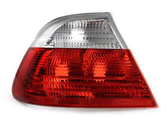 Piloto trasero izquierdo blanco OEM 63218384843 para BMW Serie 3 E46 {318Ci BP71, BP72, BP81, BP82, BW71, BW72, BW81, BW82, BY71, BY72}. Original BMW.