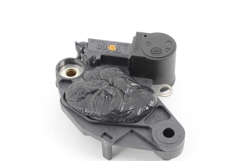 Regulador de alternador OEM 12321739435 para BMW E30, E31, E32, E34, E36, E38, E39, E46, E53, Z3, Z8. Compatible con múltiples modelos BMW. Original BMW.
