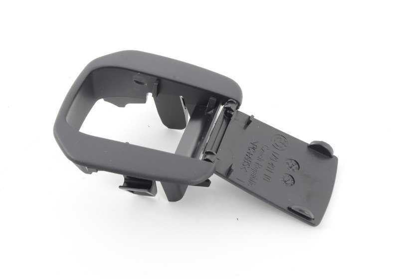 Paramento Isofix negro OEM 52207319686 para BMW F20, F21, F22, F30, F31, F34... y más. Original BMW.