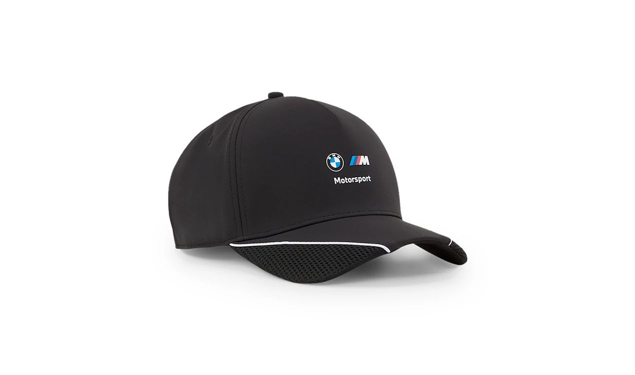 Gorra BMW M Motorsport negra OEM 80165B5D0E6 válida para BMW. Original BMW.