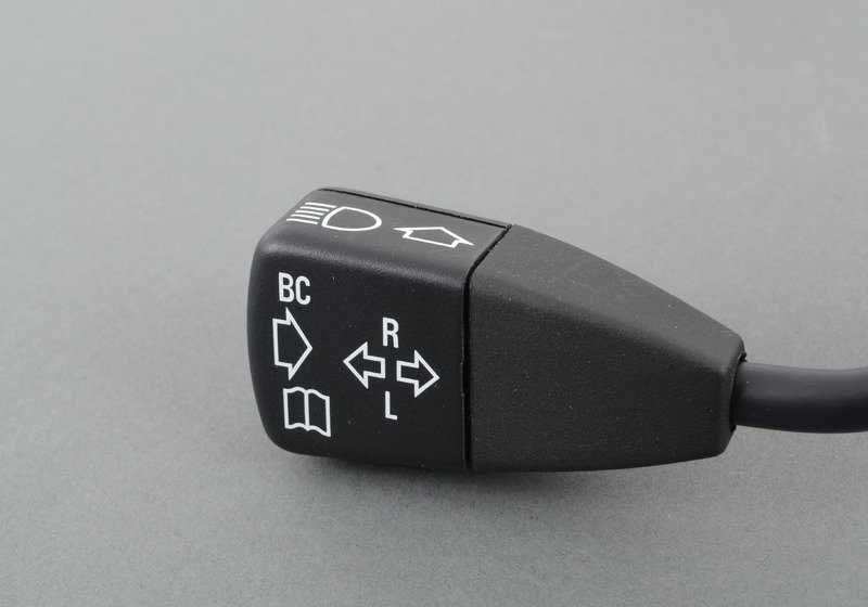 Interruptor mando luces y intermitentes OEM 61318356261 para BMW E34, E32. Original BMW.