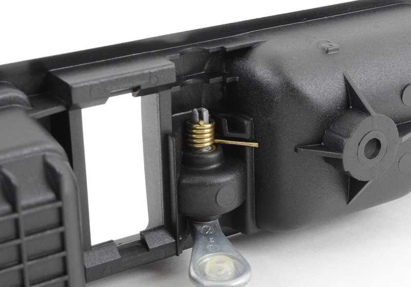 Poignée de porte intérieure droite pour la série BMW 5 E34 (OEM 51228137388). BMW d'origine.