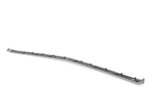 Moldura decorativa puertas derechas OEM 51418049044 para BMW E92, E93, E92 LCI, E93 LCI en color Glaciersilber. Original BMW.