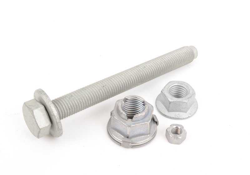 Kit reparación brazo de suspensión delantero derecho OEM 31122405860 para BMW E81, E82, E87, E87N, E88, E90, E90N, E91, E91N, E92, E92N, E93, E93N, E84. Original BMW.