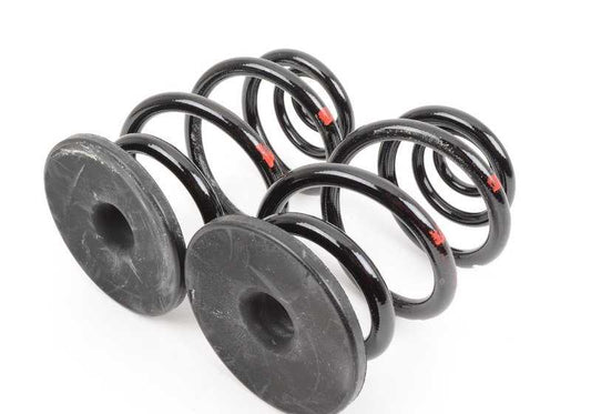 Juego de muelles de barril traseros OEM 33539061510 para BMW E30 M3 (todos los modelos compatibles). Original BMW.