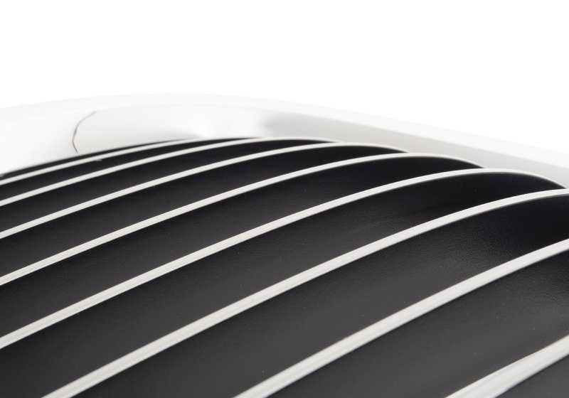 Rejilla decorativa frontal derecha OEM 51117184152 para BMW F01, F02, F04. Original BMW.