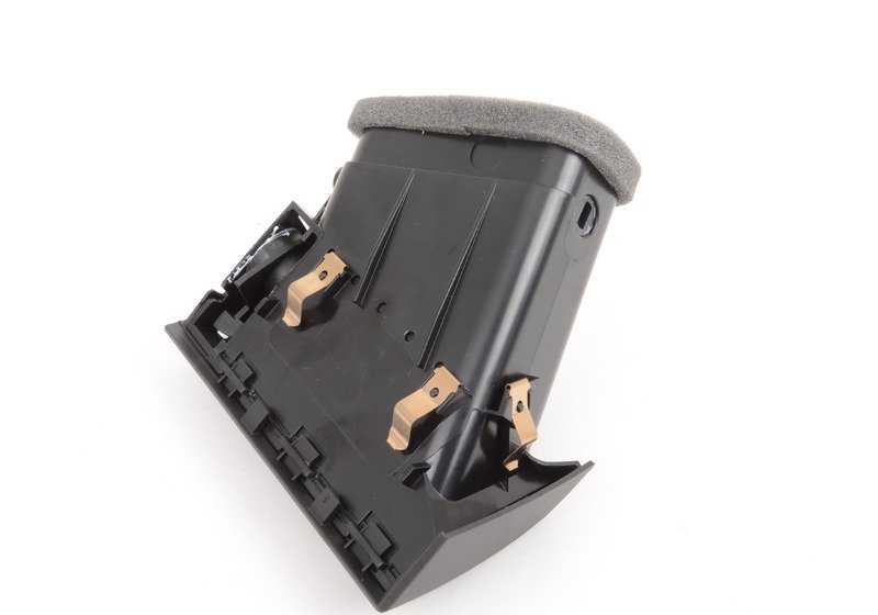 Rejilla de ventilación izquierda OEM 64223420583 para BMW X3 E83 1.8d, 2.0d, 2.0i, 2.0sd. Compatible con modelos de 2006 a 2010. Color negro. Pieza original BMW.
