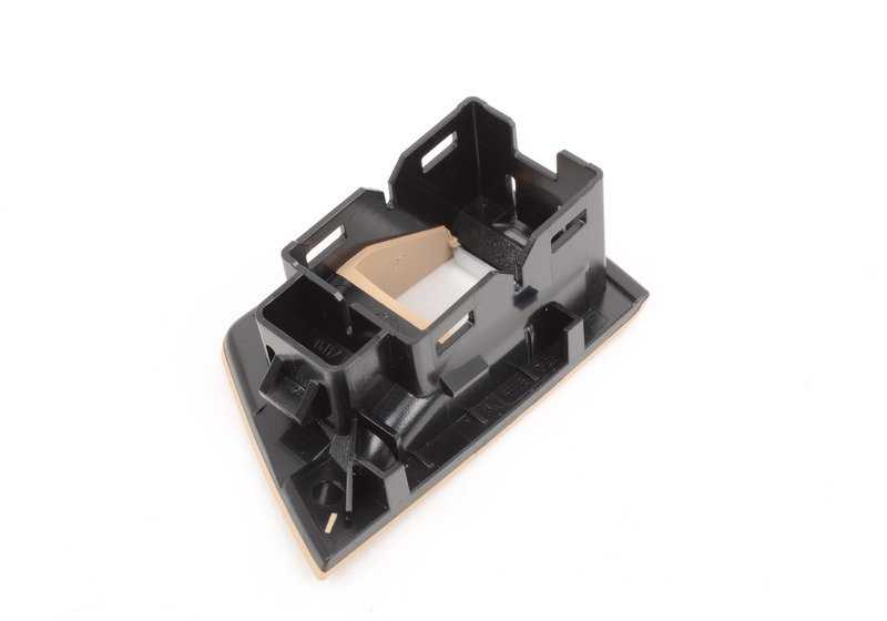 Embellecedor interruptor elevalunas izquierdo OEM 51417225891 para BMW F10, F10N, F11, F11N, F18. Color beige veneciano. Original BMW.