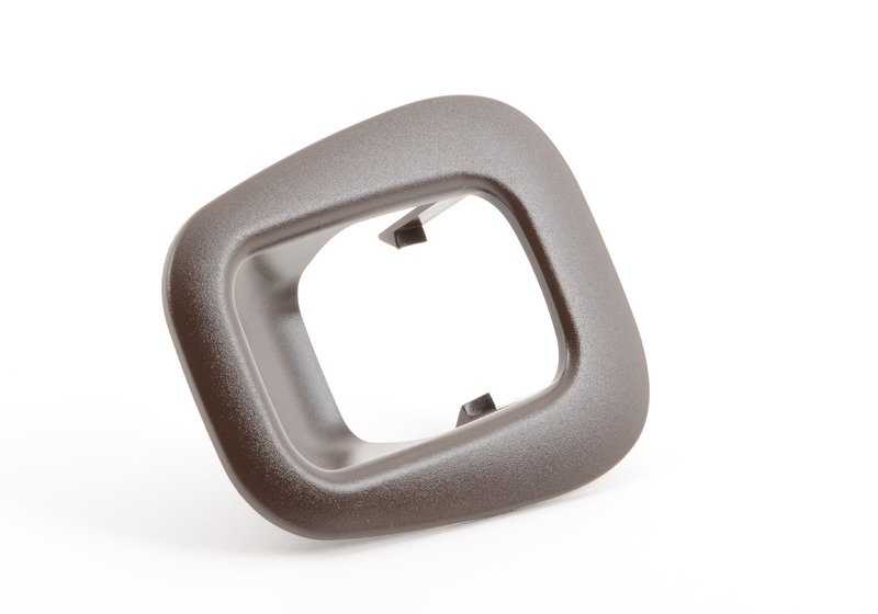 Embellecedor cerradura asiento trasero OEM 52309124394 para BMW X5 E70 (modelos 3.0d, 3.0sd, 3.0si, 3.5d, 4.8i). Original BMW.