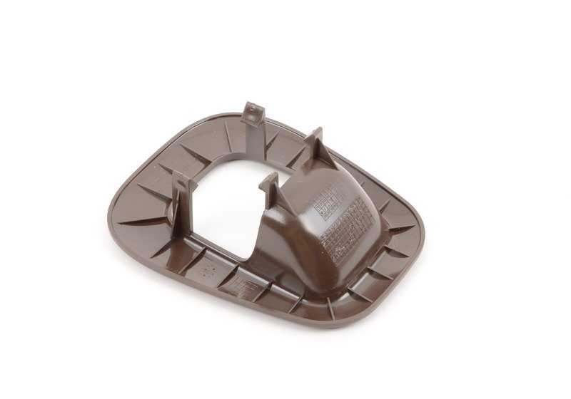 Embellecedor cerradura asiento trasero OEM 52309124394 para BMW X5 E70 (modelos 3.0d, 3.0sd, 3.0si, 3.5d, 4.8i). Original BMW.