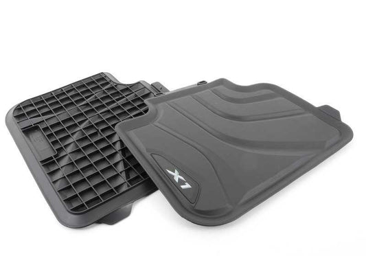 All-weather floor mats for BMW X1 F48, F48N (OEM 51472365856). Original BMW