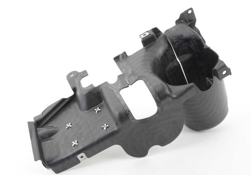 Cubierta derecha de la dirección OEM 51717906522 para BMW E60, E61, E63, E64. Parte del sistema de protección inferior. Original BMW.