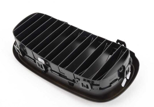 Rejilla decorativa delantera izquierda M Performance negro brillo OEM 51712354497 para BMW X5 M F85, F95. Original BMW.