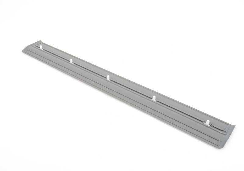 Embellecedor entrada puerta delantera OEM 51472264045 para BMW E36. Color gris plata. Pieza original BMW.