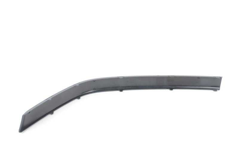 Moldura paragolpes delantera derecha imprimada OEM 51117043464 para BMW E65 y E66. Original BMW.