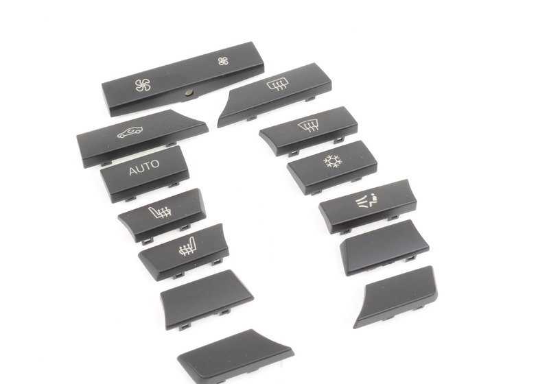 Boutons de commande OEM Ensemble 61319313922 pour BMW F07, F10, F11. BMW d'origine.