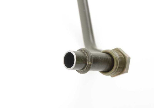 Tubo de retorno del radiador de aceite OEM 17221742484 para BMW E31 840Ci (M62, automático). Original BMW.