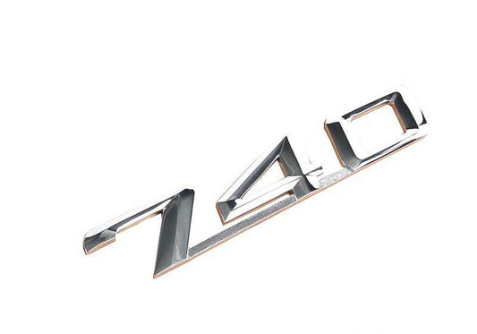 Rear emblem sticker for BMW 7 Series E32, E38 (OEM 51148139836). Original BMW