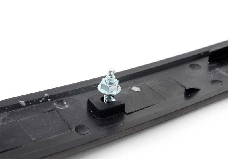 Moldura madera veta de álamo delantera izquierda OEM 51416959333 para BMW Serie 5 E60, E61. Original BMW.