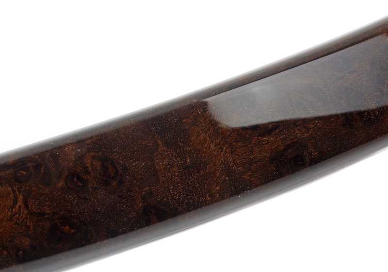 Moldura madera veta de álamo delantera izquierda OEM 51416959333 para BMW Serie 5 E60, E61. Original BMW.