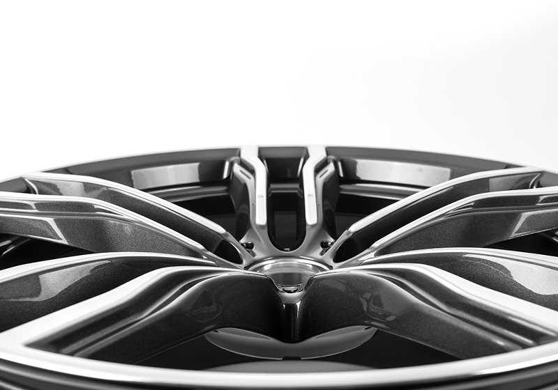Llantas de aleación M Doble Radio 612 OEM 36112284652 para BMW X5 M F85 y X6 M F86. Color gris orbit bicolor, 21”. Original BMW.