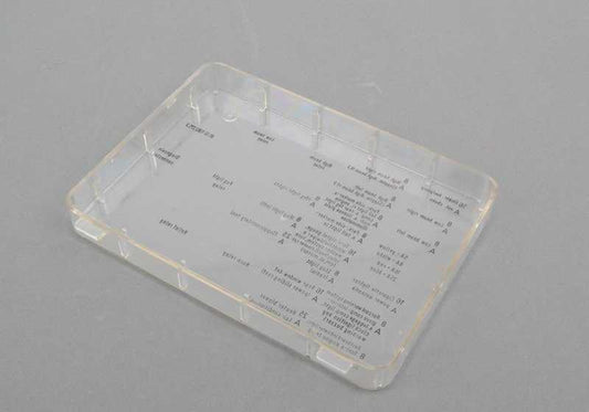 Tapa de caja de fusibles OEM 61131362271 para BMW E12, E24, E23. Original BMW.