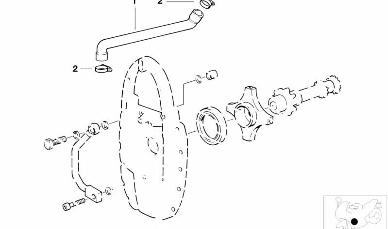 Tubo flexible de ventilación OEM 11151341813 para motos BMW R1100GS, R1150GS, R1100RT, R1150RT, R1100RS, R1150R… y más. Original BMW Motorrad.