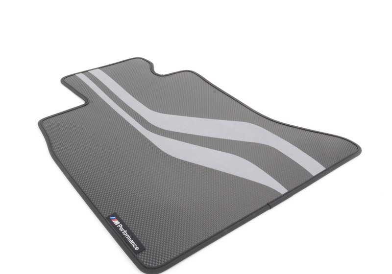 Alfombrillas delanteras M Performance OEM 51472365217 para BMW Serie 5 F10, F11, F10 LCI, F11 LCI. Original BMW.