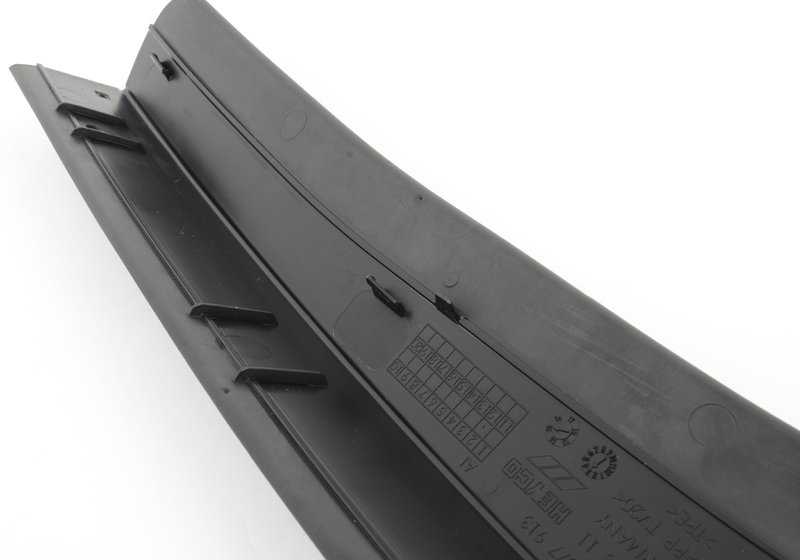 Junta de pared lateral delantera izquierda OEM 51767377913 para BMW Serie 3 F34 GT, F34 GT LCI. Original BMW.