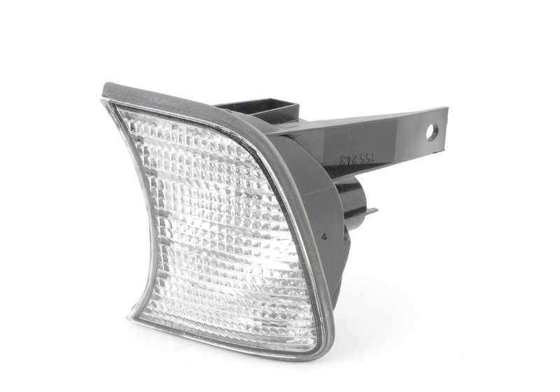 Indicador de dirección delantero izquierdo blanco OEM 82199404275 para BMW Serie 5 E34 518i, 520i, 525i, 530i, 535i. Original BMW.