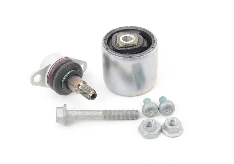 Kit de reparación tirante suspensión OEM 31122405864 para BMW E90, E91, E92, E84 (todos los modelos compatibles con xDrive). Original BMW.