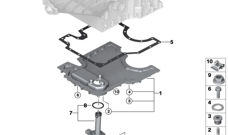 Junta metálica OEM 11137561427 para BMW X5 E70 4.8i. Compatible con modelos FE81 y FE82 con motor N62 y cambio automático. Original BMW.