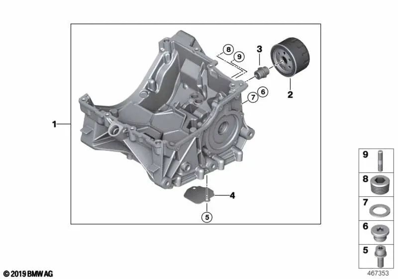 Parafuso passador OEM 07129903884 para BMW E90, F30, X5, i3... e muito mais. BMW genuíno.