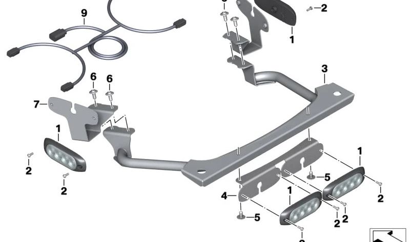 Tornillo de cabeza plana OEM 07119904046 para BMW E46, E39, E38, E53. Pieza original BMW. Ideal para fijaciones electrónicas, interiores o componentes específicos.