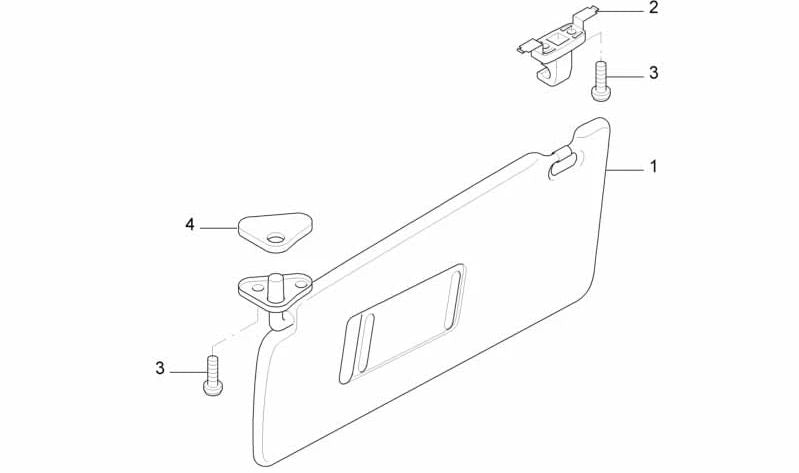 Tapón de cubierta derecha OEM 51168169242 para BMW E39, E38, E53. Original BMW.