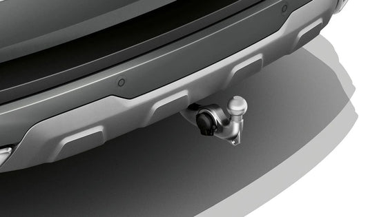 Enganche de remolque eléctrico abatible OEM 51125A11DF9 para BMW X5 (F95, F95N, G05, G05N), X6 (F96, F96N, G06, G06N) y XM (G09). Original BMW.