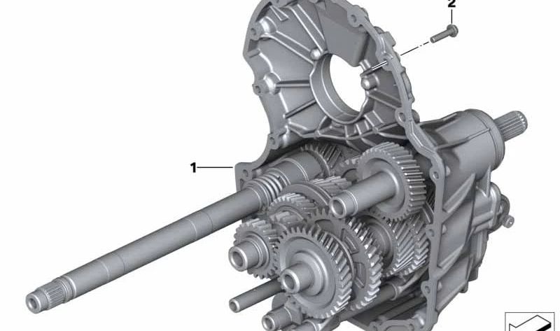 6ª marcha caja de cambio plata OEM 23008567243 para motos BMW R1200GS, R1250GS, R1200RT, R1250RT, R1200R, R1250R, R1200RS, R1250RS. Original BMW Motorrad.