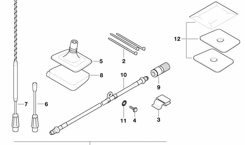 Unidad de conexión (Anschaltbox) OEM 84508369457 para BMW Serie 7 E38. Original BMW.