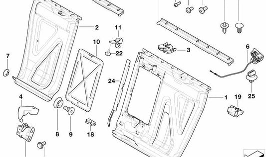 Unidad mando izquierda OEM 52208225839 para BMW E46 (316i AL11, AL12, AL21, AL22, AL51, AN72, AN82, AY11, AY31, AY32). Original BMW.