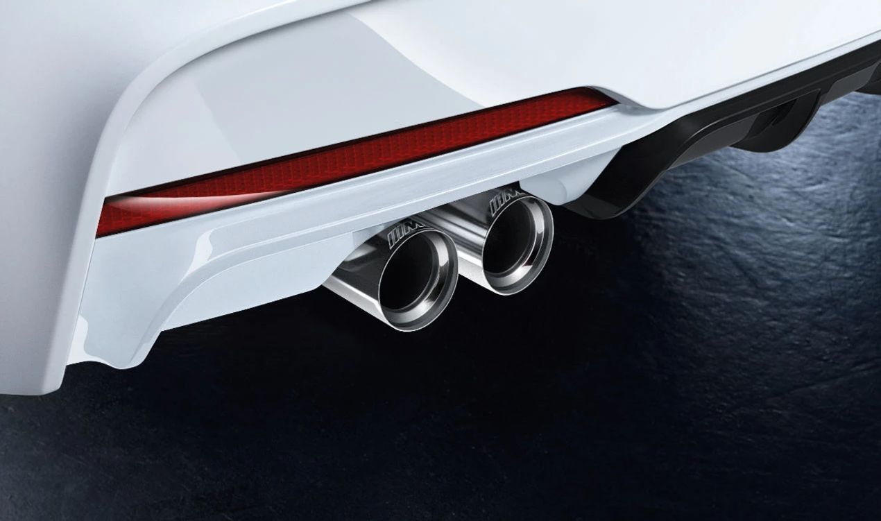 M Performance sports exhaust system for BMW 2 Series F22 (OEM 18302407190). Original BMW