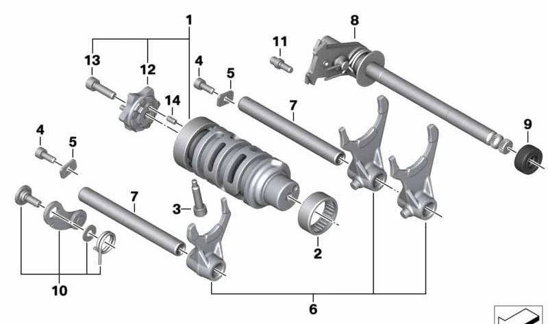 Juego de palancas de bloqueo OEM 23308387653 para BMW Motorrad G 310 GS (GK02) y G 310 R (GK03). Compatible con modelos desde 2016 hasta 2026. Original BMW Motorrad.
