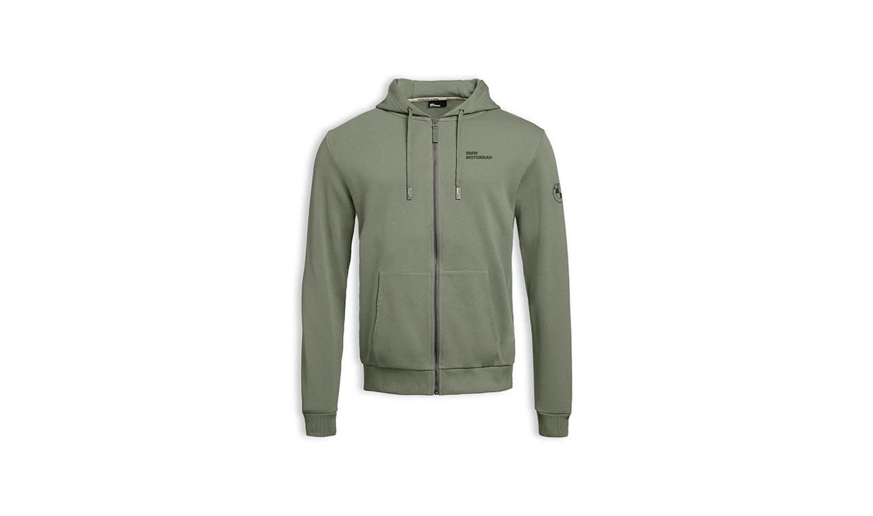 Sudadera con cremallera "Make Life a Ride" OEM 76615B3E349 para BMW Motorrad {C400X, C400GT, F750GS, F850GS, F900R, F900XR, S1000XR, R1250GS, R1250R, R1250RT, R1250RS, K1600GT, K1600GTL, G310GS, G310R}. Original BMW Motorrad.