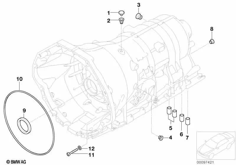 Tubo de respiro OEM 24101422141 para BMW E81, E87, E90, E60, F01, X5 E70, Z4 E85... e muito mais. BMW genuíno.
