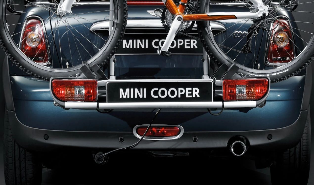 Suporte traseiro de 2 bicicletas OEM 82722230146 para MINI Countryman R60 (2010-2016), MINI Paceman R61 (2012-2016). MINI originais.