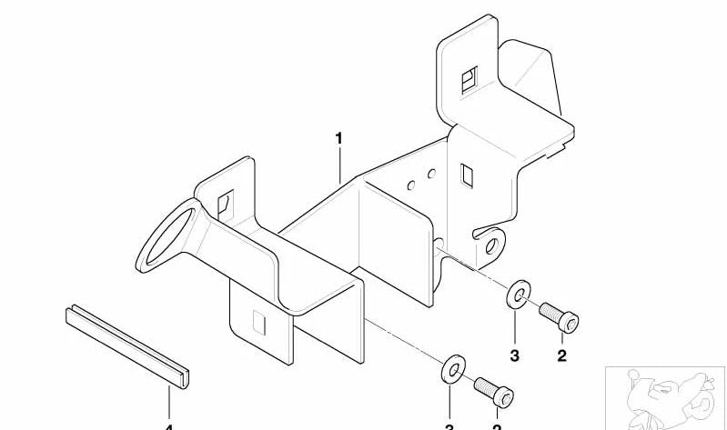 Kantenschutz (110 mm) OEM 34322331053 für BMW Motorrad R 1100 GS, R 1100 RT, R 1100 S, R 850 C, R 850 GS, R 850 RT, R 1200 C. Original BMW Motorrad.